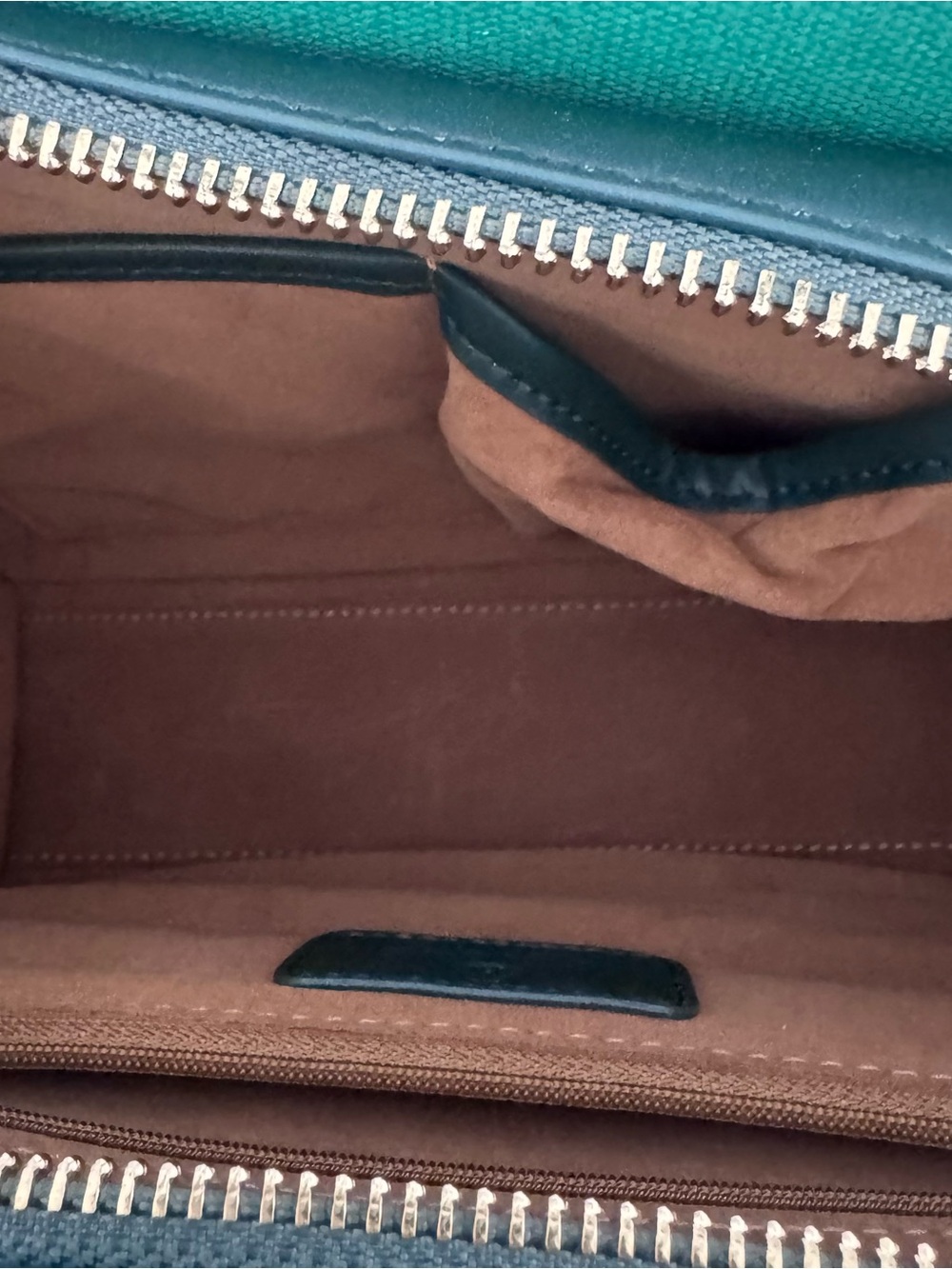 GUNAS New York Oasis Green Leopard Vegan Canvas Bag NWT $195 Sold Out Online - Picture 10 of 13